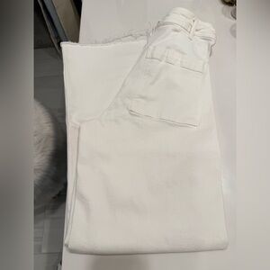 Zara ZW The Marine Straight Jean in Ecru